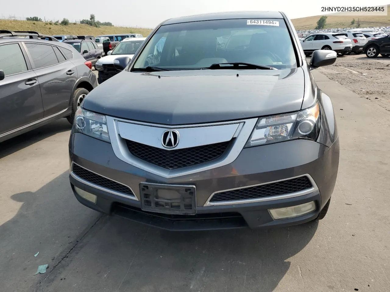 2012 Acura Mdx Technology VIN: 2HNYD2H35CH523445 Lot: 64311494