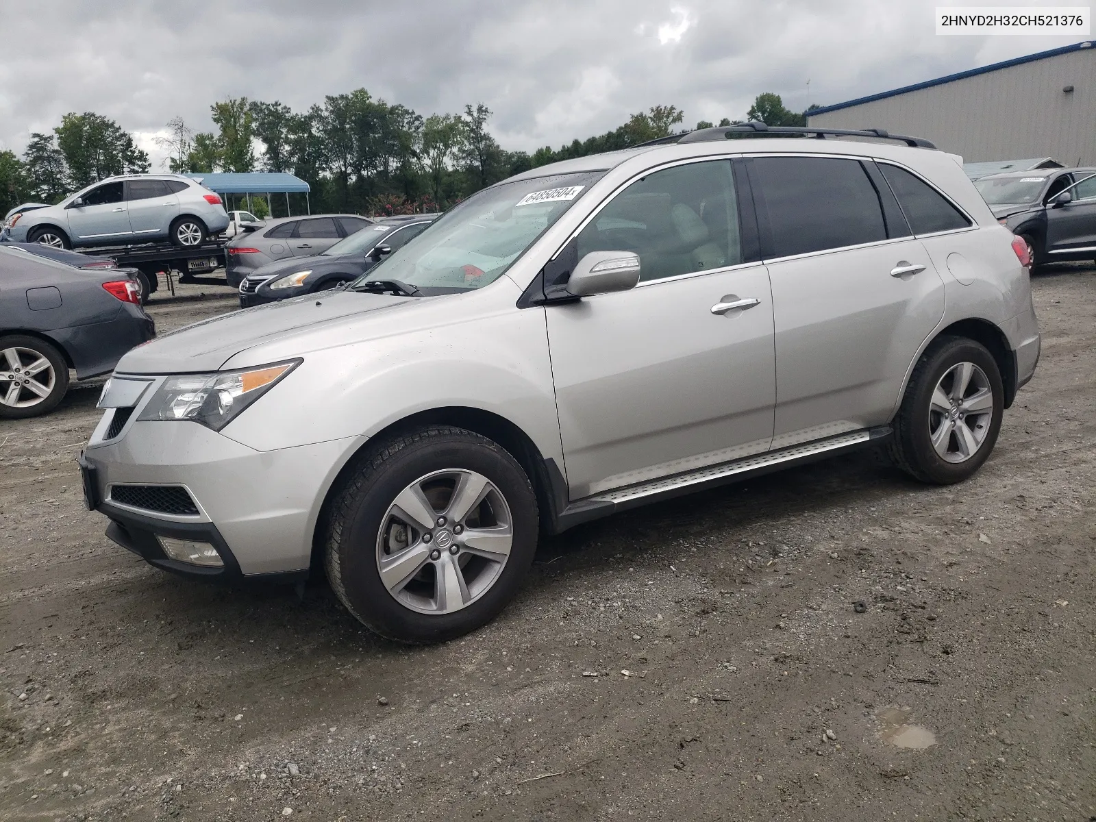 2012 Acura Mdx Technology VIN: 2HNYD2H32CH521376 Lot: 64850504