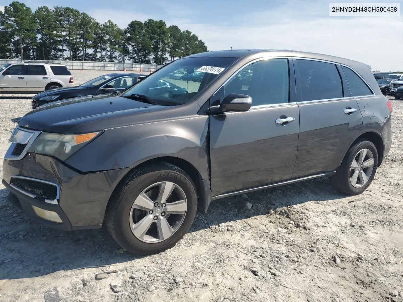 2012 Acura Mdx Technology VIN: 2HNYD2H48CH500458 Lot: 65274714