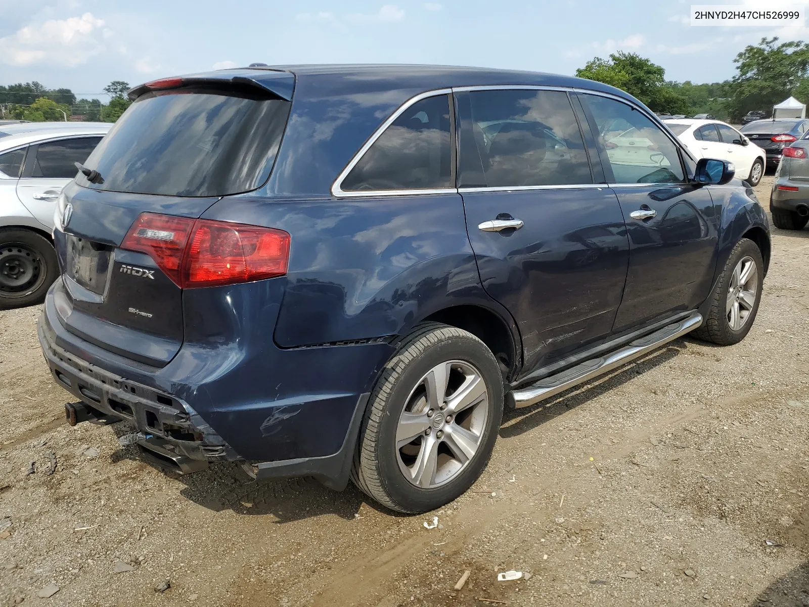 2012 Acura Mdx Technology VIN: 2HNYD2H47CH526999 Lot: 65905274