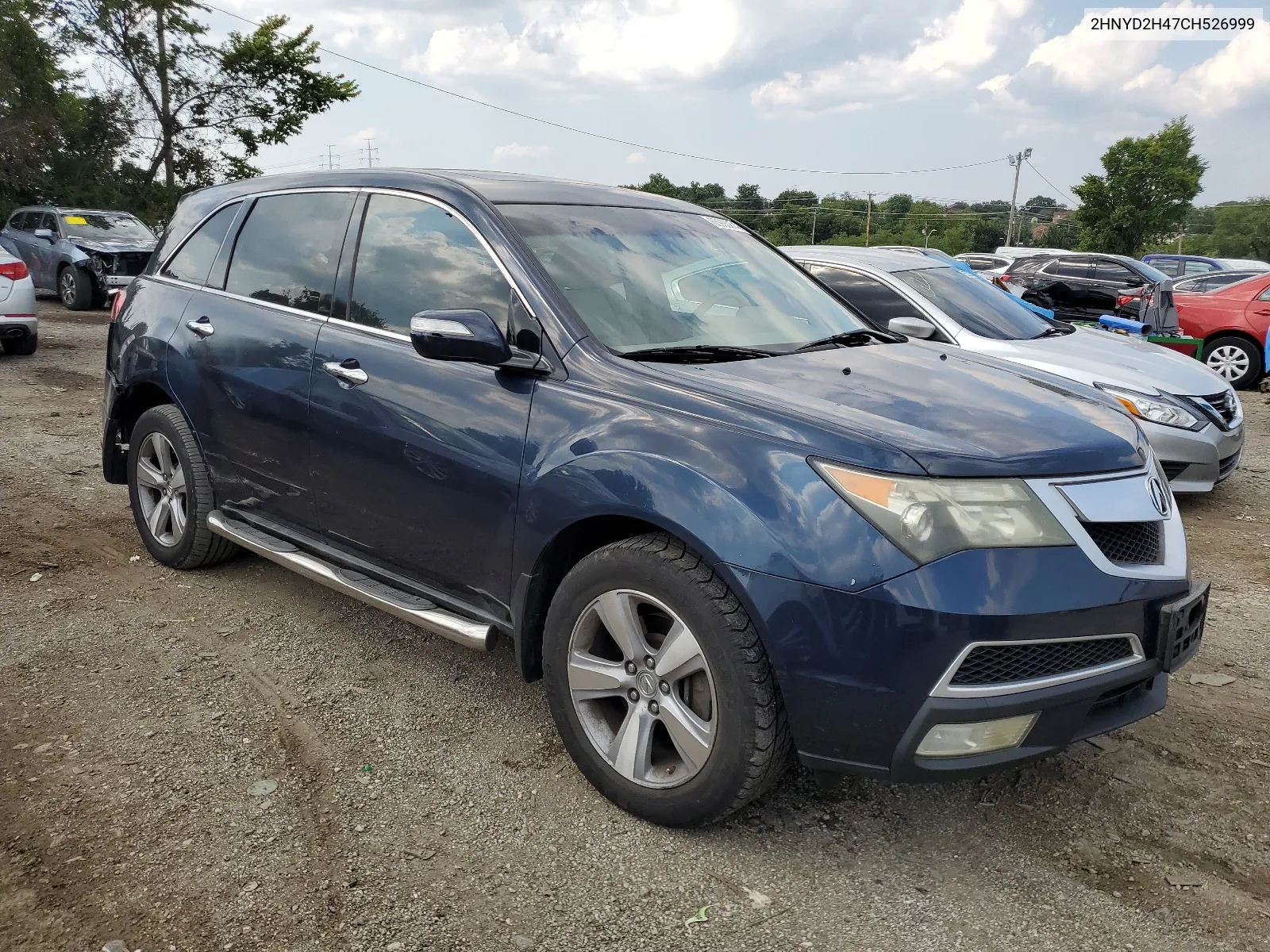 2012 Acura Mdx Technology VIN: 2HNYD2H47CH526999 Lot: 65905274