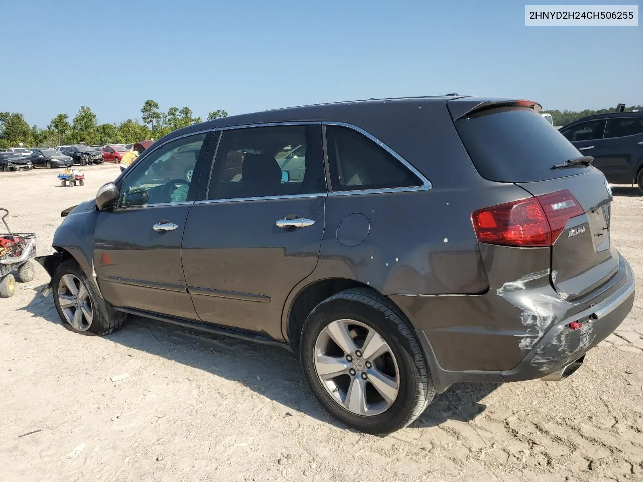 2012 Acura Mdx VIN: 2HNYD2H24CH506255 Lot: 65961134