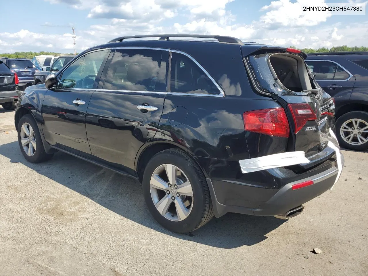 2012 Acura Mdx VIN: 2HNYD2H23CH547380 Lot: 67170034