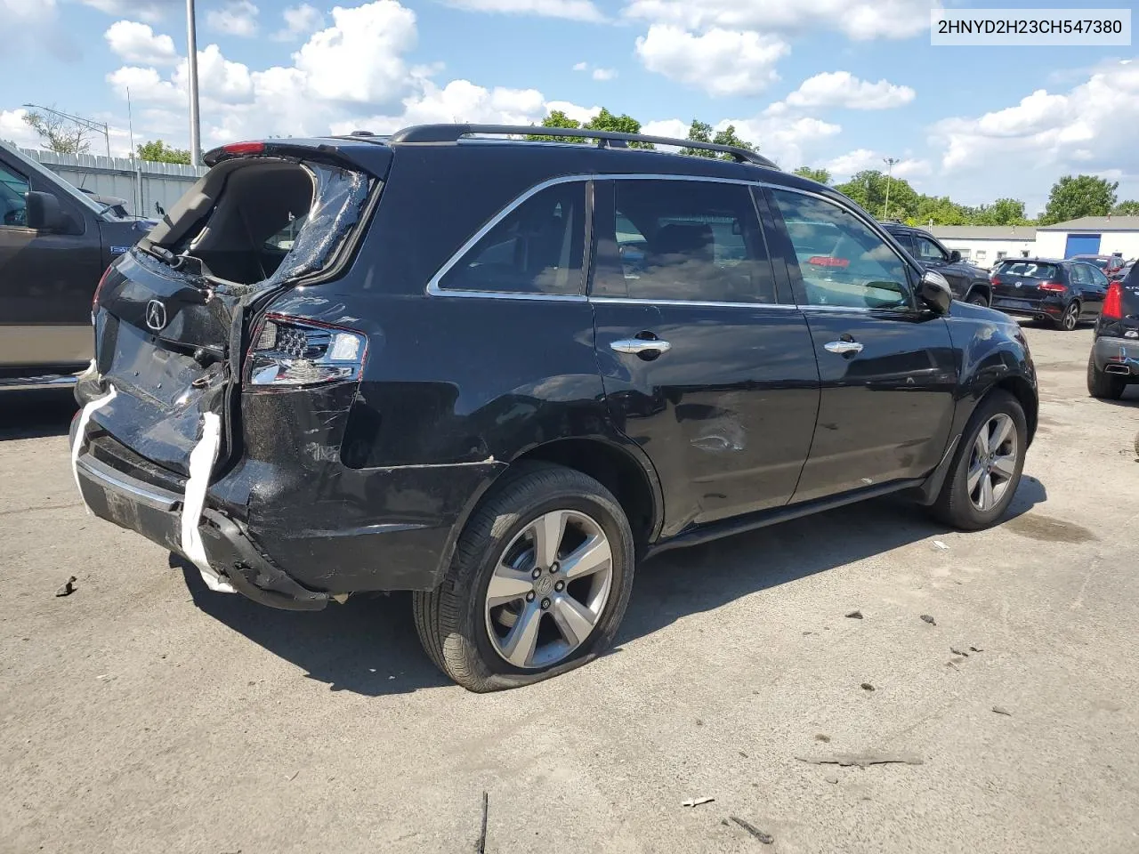 2012 Acura Mdx VIN: 2HNYD2H23CH547380 Lot: 67170034