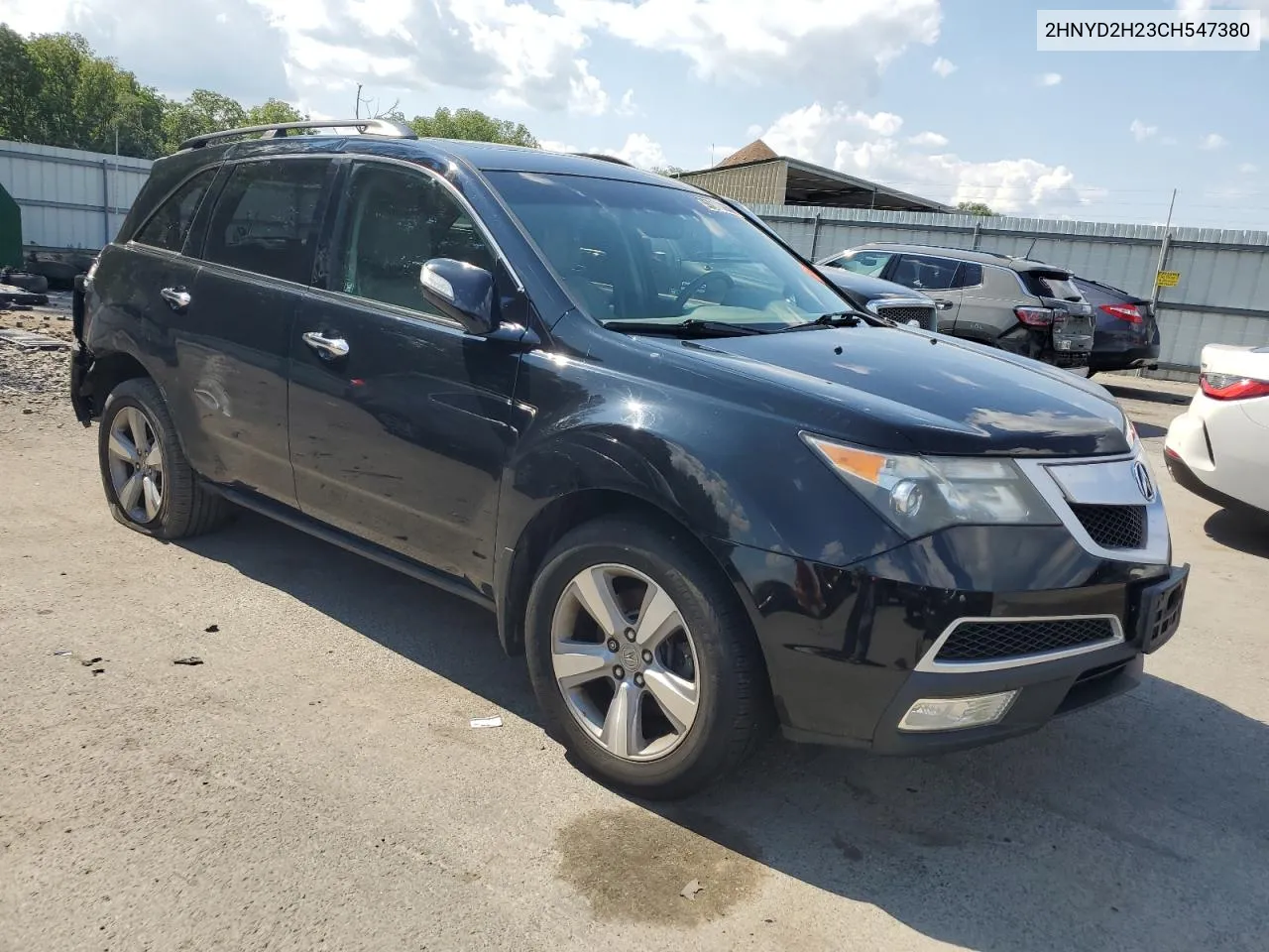 2012 Acura Mdx VIN: 2HNYD2H23CH547380 Lot: 67170034