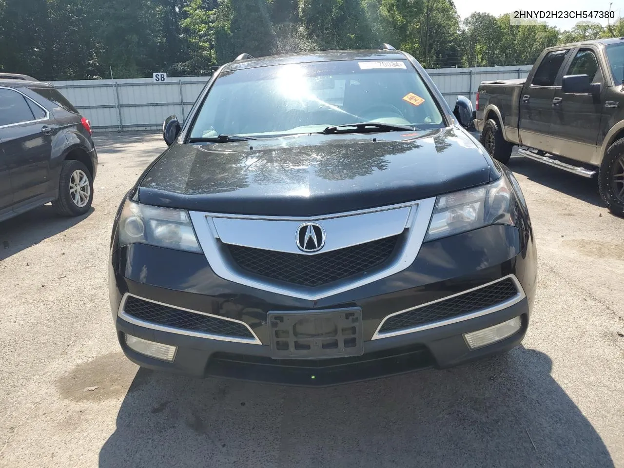 2012 Acura Mdx VIN: 2HNYD2H23CH547380 Lot: 67170034