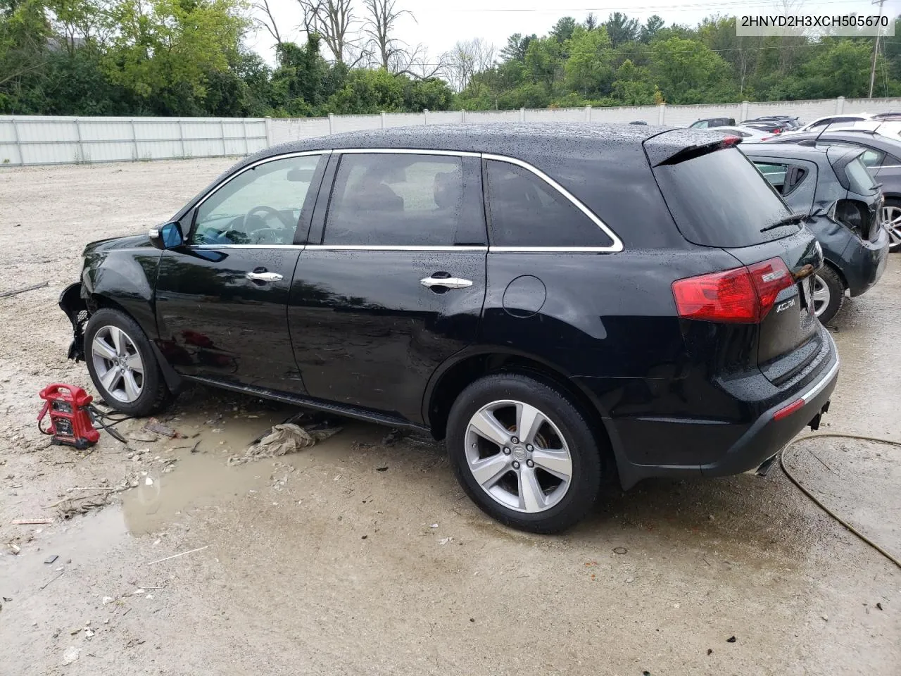 2012 Acura Mdx Technology VIN: 2HNYD2H3XCH505670 Lot: 67190044