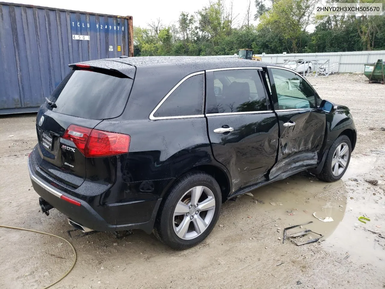 2012 Acura Mdx Technology VIN: 2HNYD2H3XCH505670 Lot: 67190044