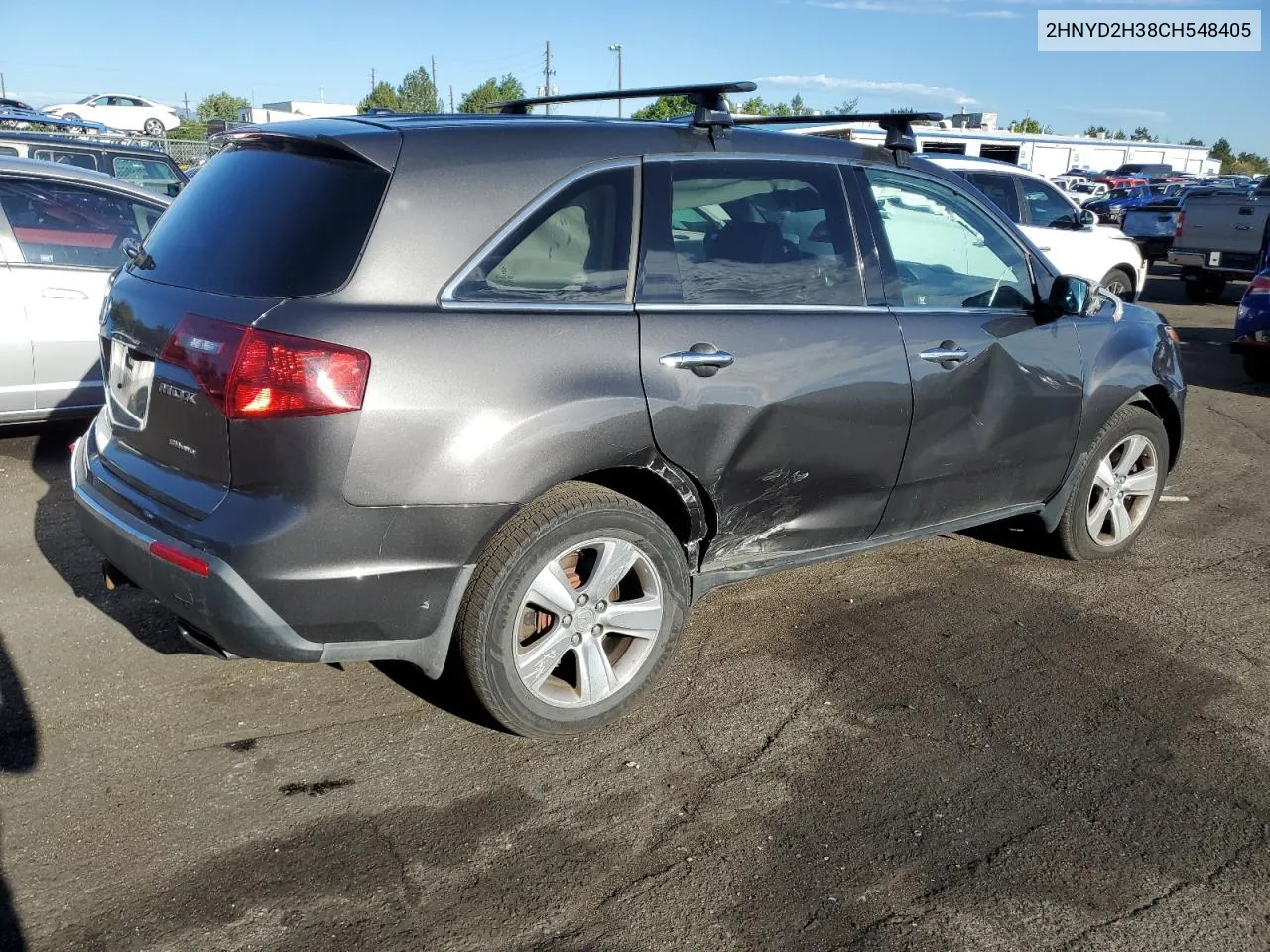 2012 Acura Mdx Technology VIN: 2HNYD2H38CH548405 Lot: 67399844