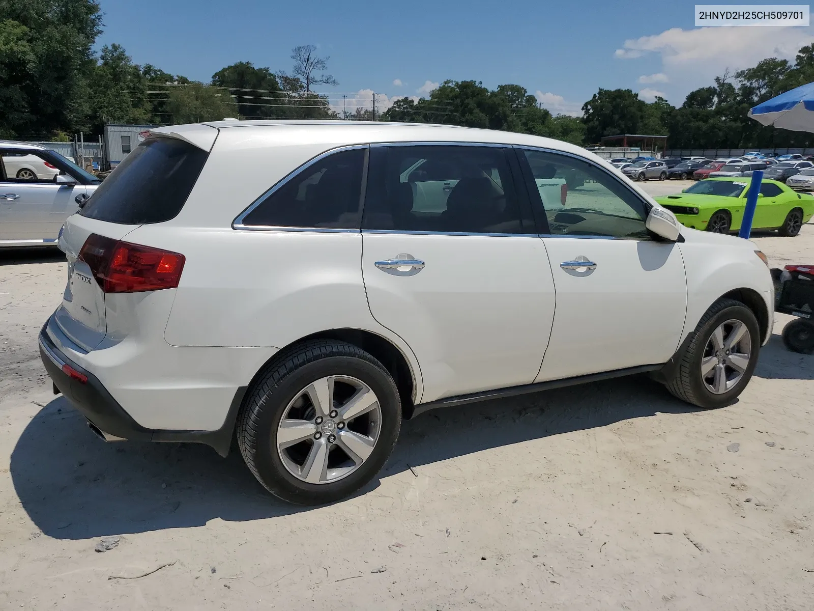 2012 Acura Mdx VIN: 2HNYD2H25CH509701 Lot: 67521304