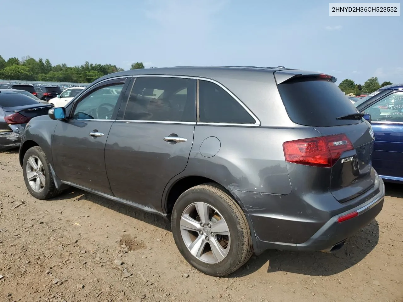 2012 Acura Mdx Technology VIN: 2HNYD2H36CH523552 Lot: 67738954