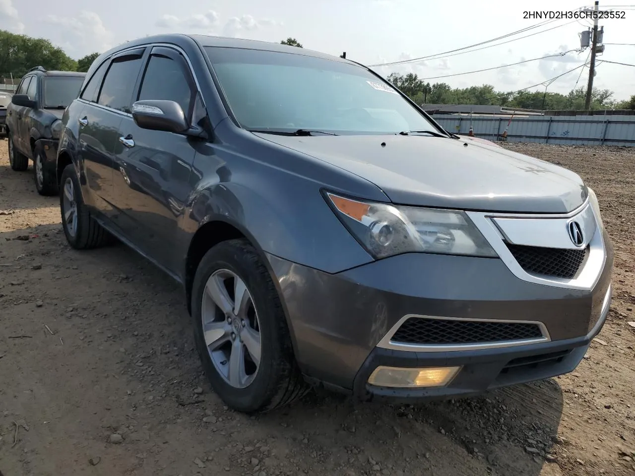 2012 Acura Mdx Technology VIN: 2HNYD2H36CH523552 Lot: 67738954