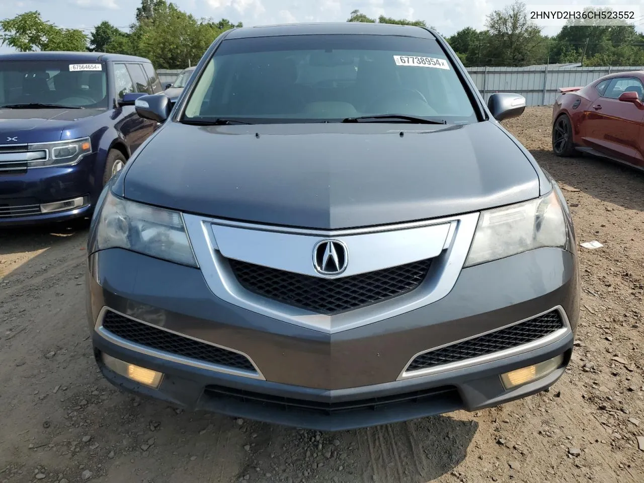 2012 Acura Mdx Technology VIN: 2HNYD2H36CH523552 Lot: 67738954