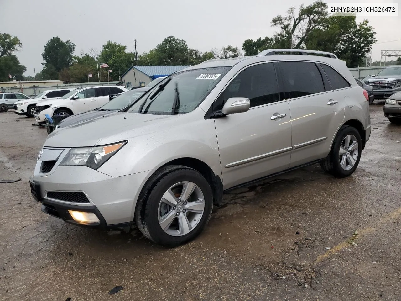 2012 Acura Mdx Technology VIN: 2HNYD2H31CH526472 Lot: 68097024