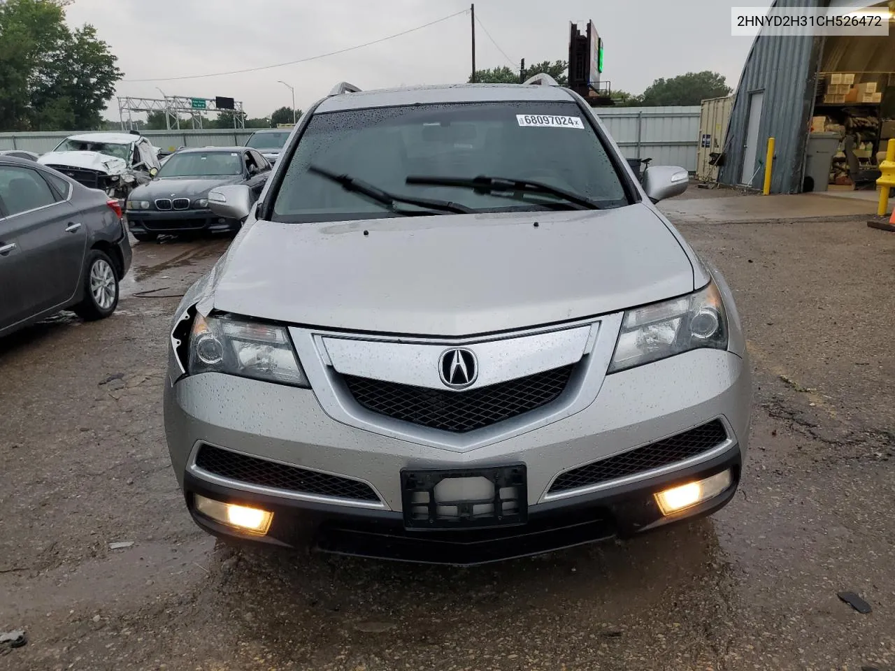 2012 Acura Mdx Technology VIN: 2HNYD2H31CH526472 Lot: 68097024