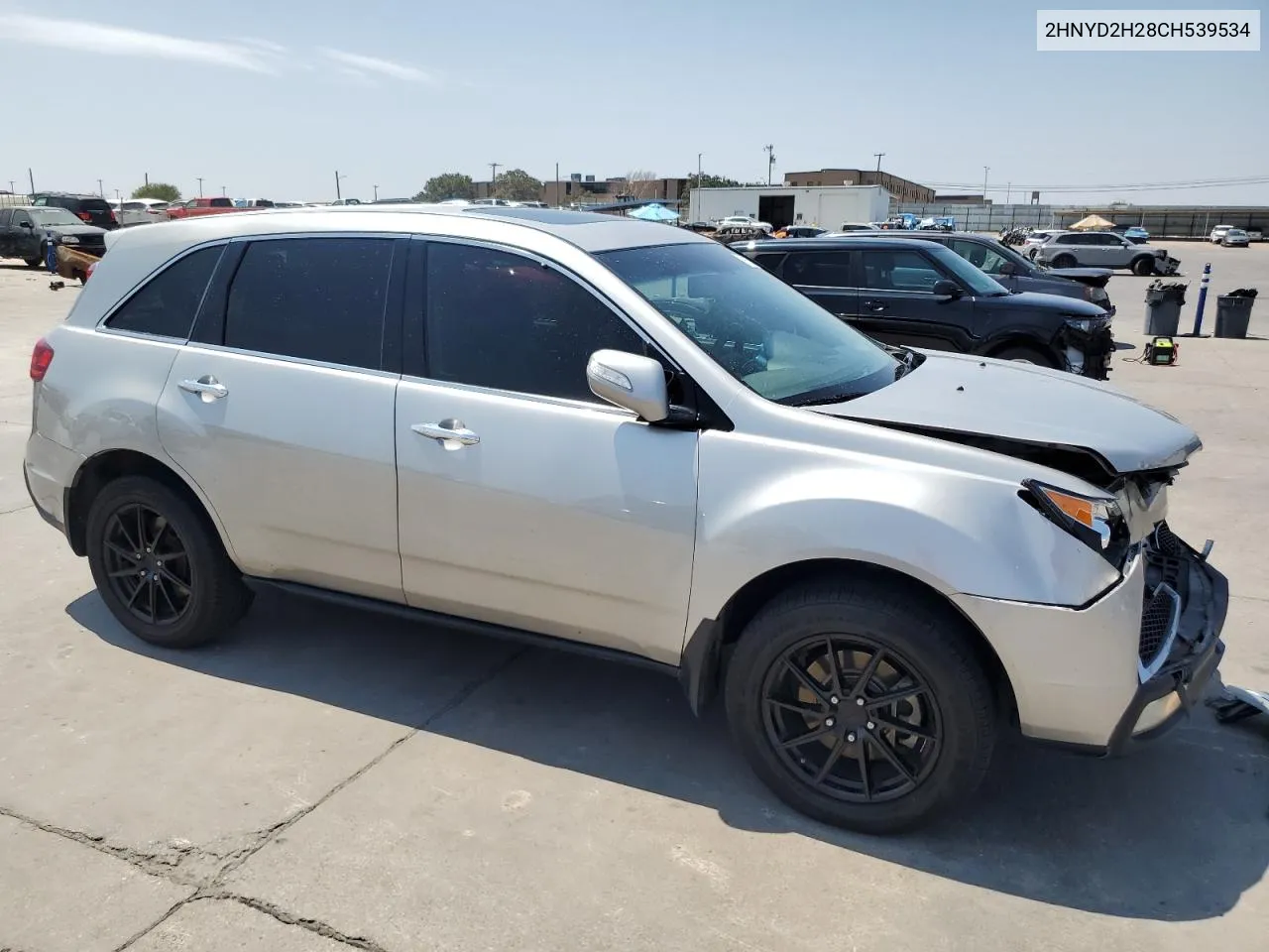 2012 Acura Mdx VIN: 2HNYD2H28CH539534 Lot: 68153474