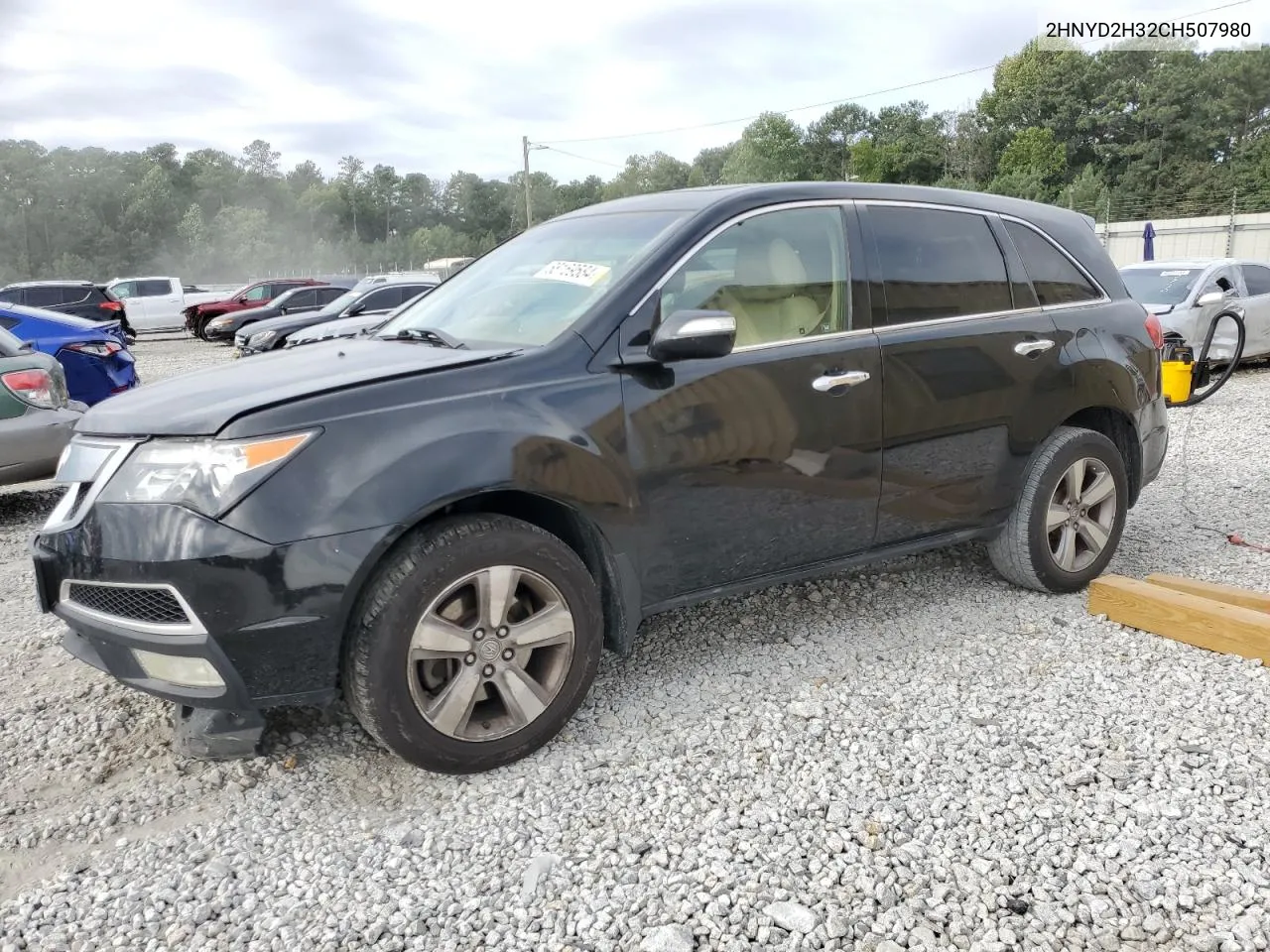 2012 Acura Mdx Technology VIN: 2HNYD2H32CH507980 Lot: 68169584