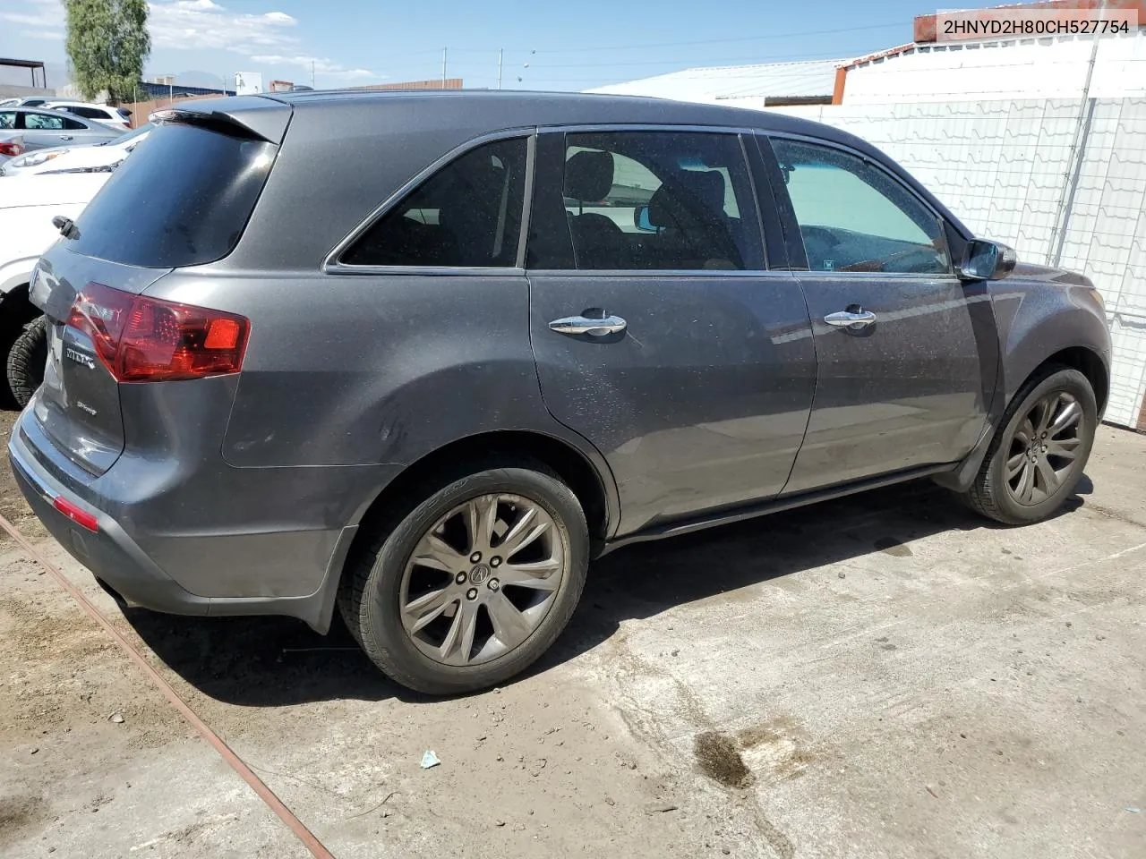 2012 Acura Mdx Advance VIN: 2HNYD2H80CH527754 Lot: 69003564