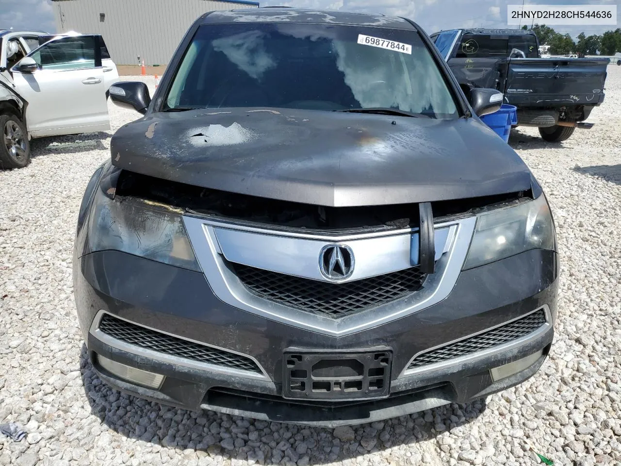 2012 Acura Mdx VIN: 2HNYD2H28CH544636 Lot: 69877844