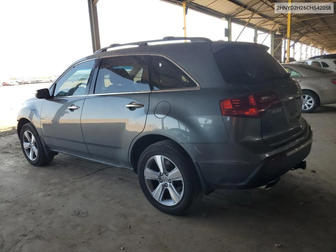 2012 Acura Mdx VIN: 2HNYD2H26CH542058 Lot: 70302144