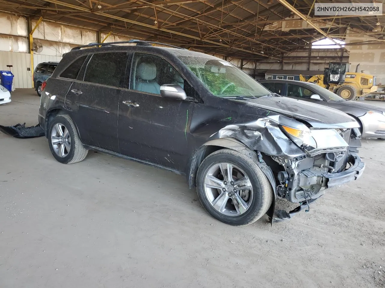 2012 Acura Mdx VIN: 2HNYD2H26CH542058 Lot: 70302144