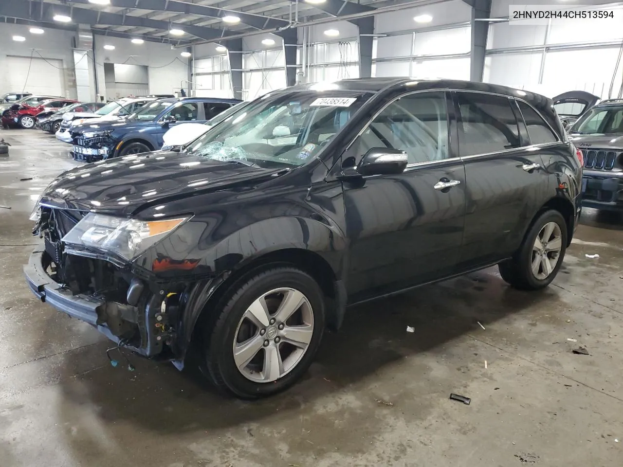 2012 Acura Mdx Technology VIN: 2HNYD2H44CH513594 Lot: 70438514