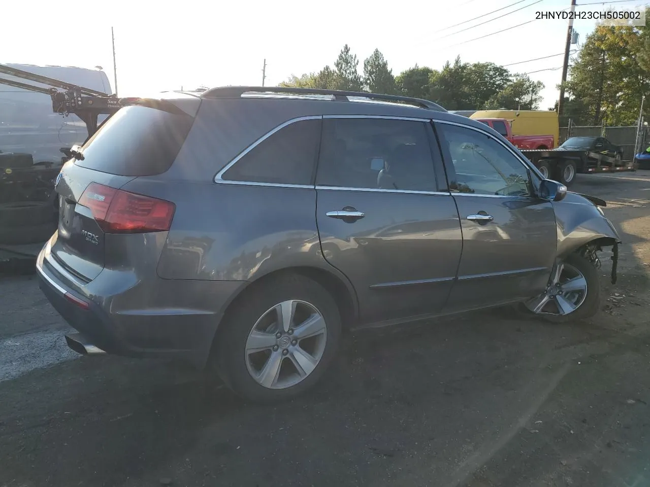 2012 Acura Mdx VIN: 2HNYD2H23CH505002 Lot: 70714764