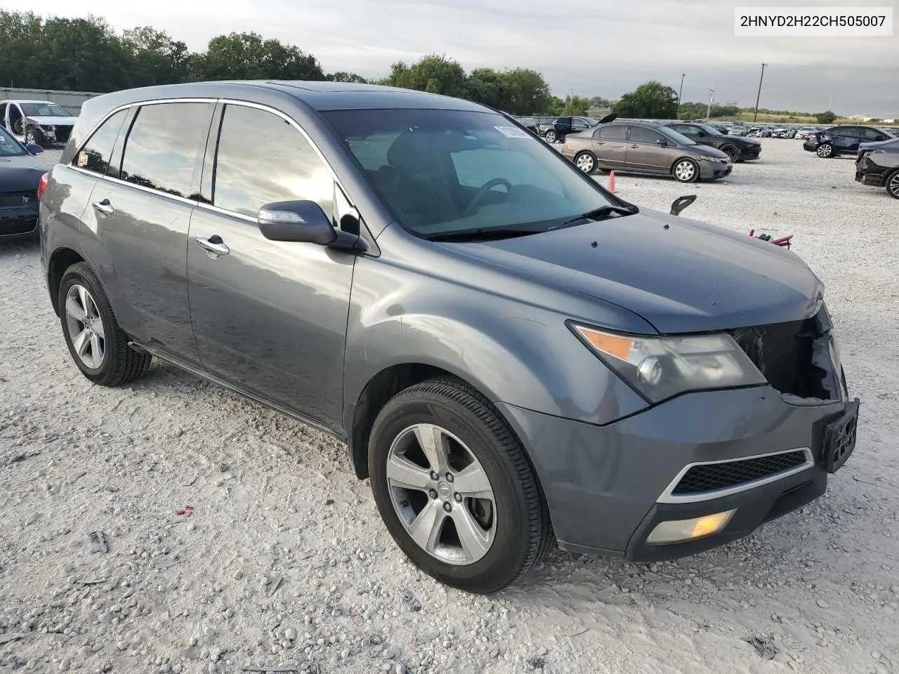 2012 Acura Mdx VIN: 2HNYD2H22CH505007 Lot: 71239084