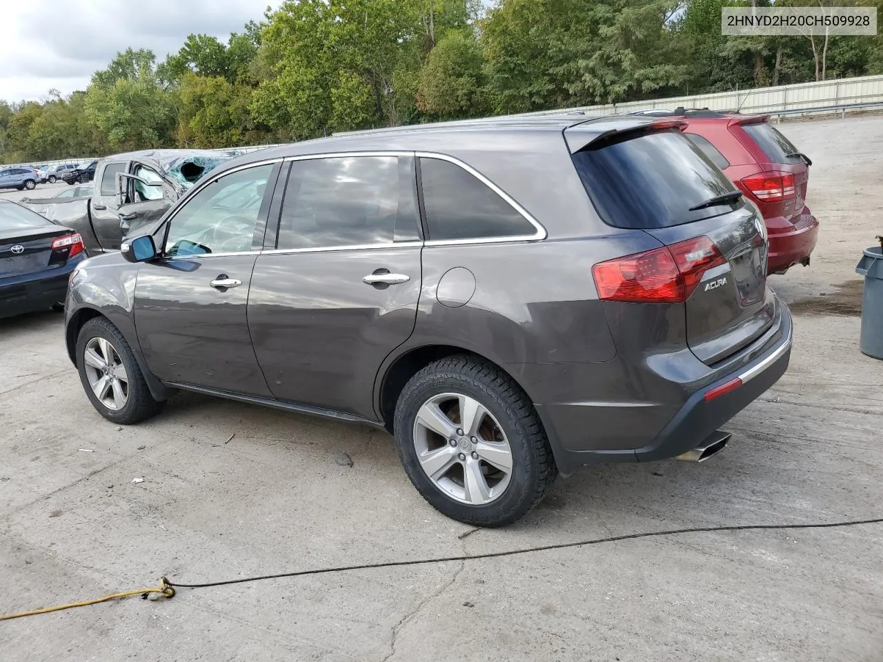 2012 Acura Mdx VIN: 2HNYD2H20CH509928 Lot: 71255514