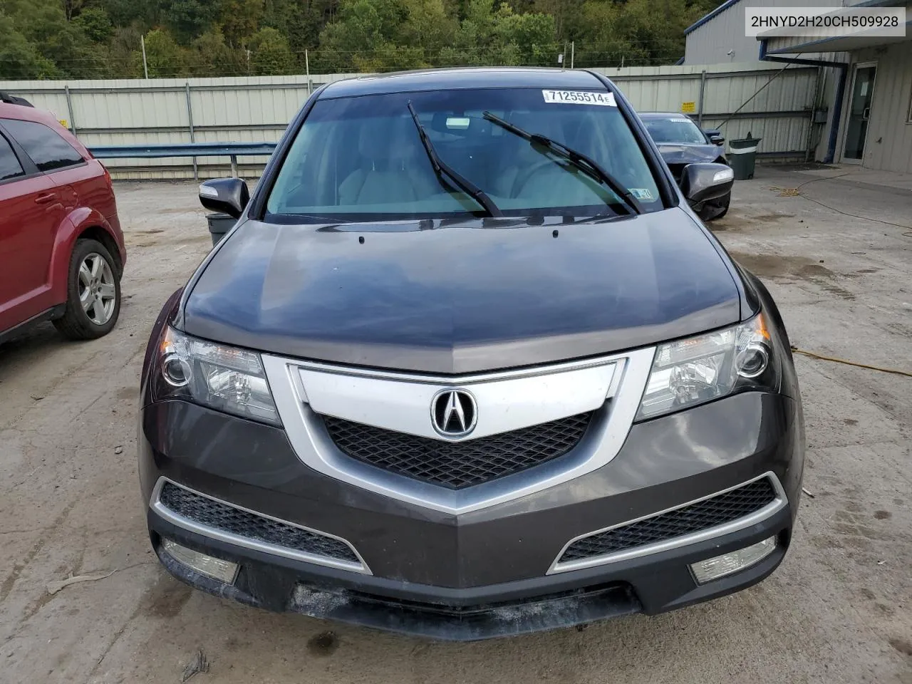 2012 Acura Mdx VIN: 2HNYD2H20CH509928 Lot: 71255514