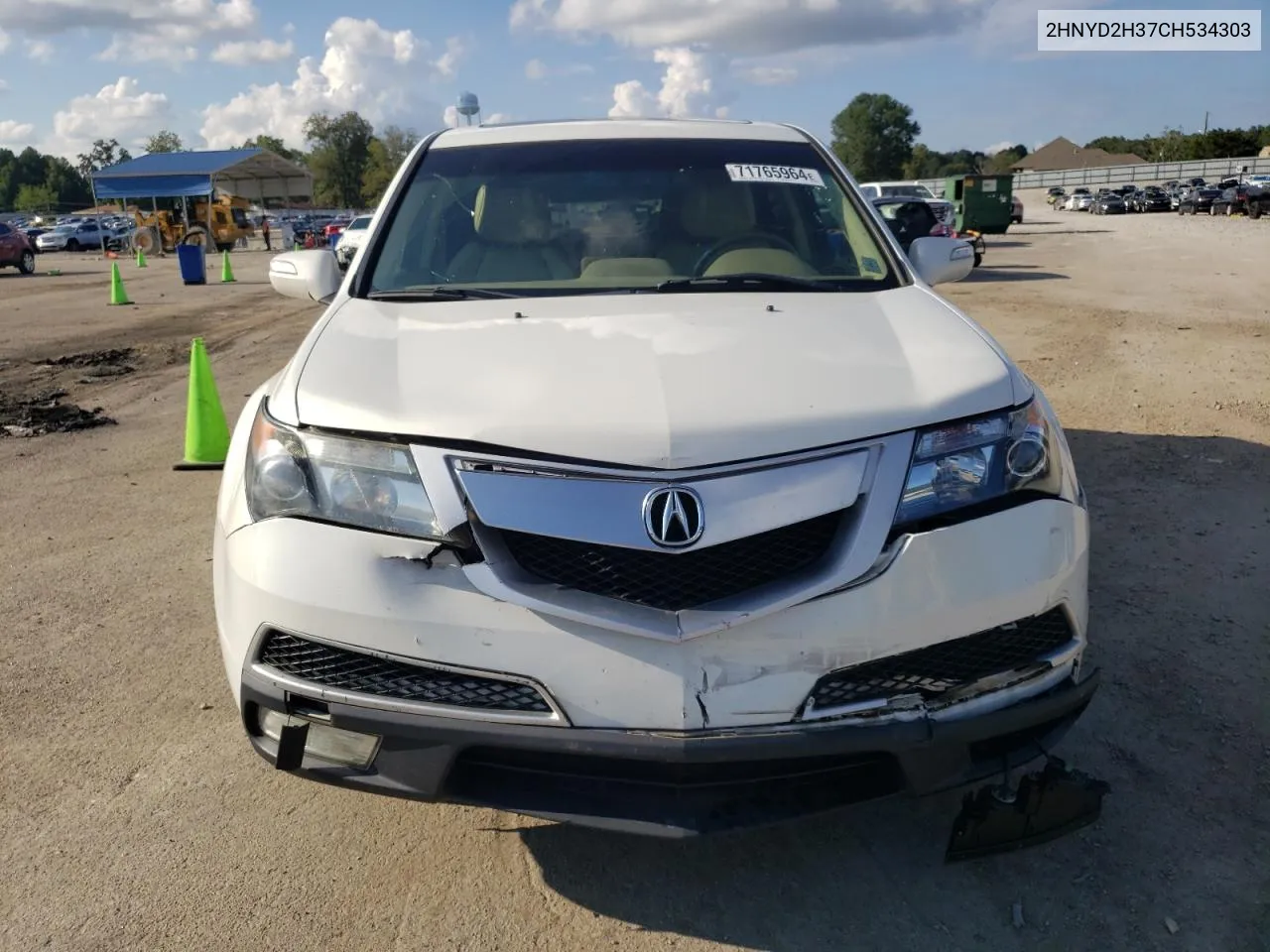 2012 Acura Mdx Technology VIN: 2HNYD2H37CH534303 Lot: 71765964