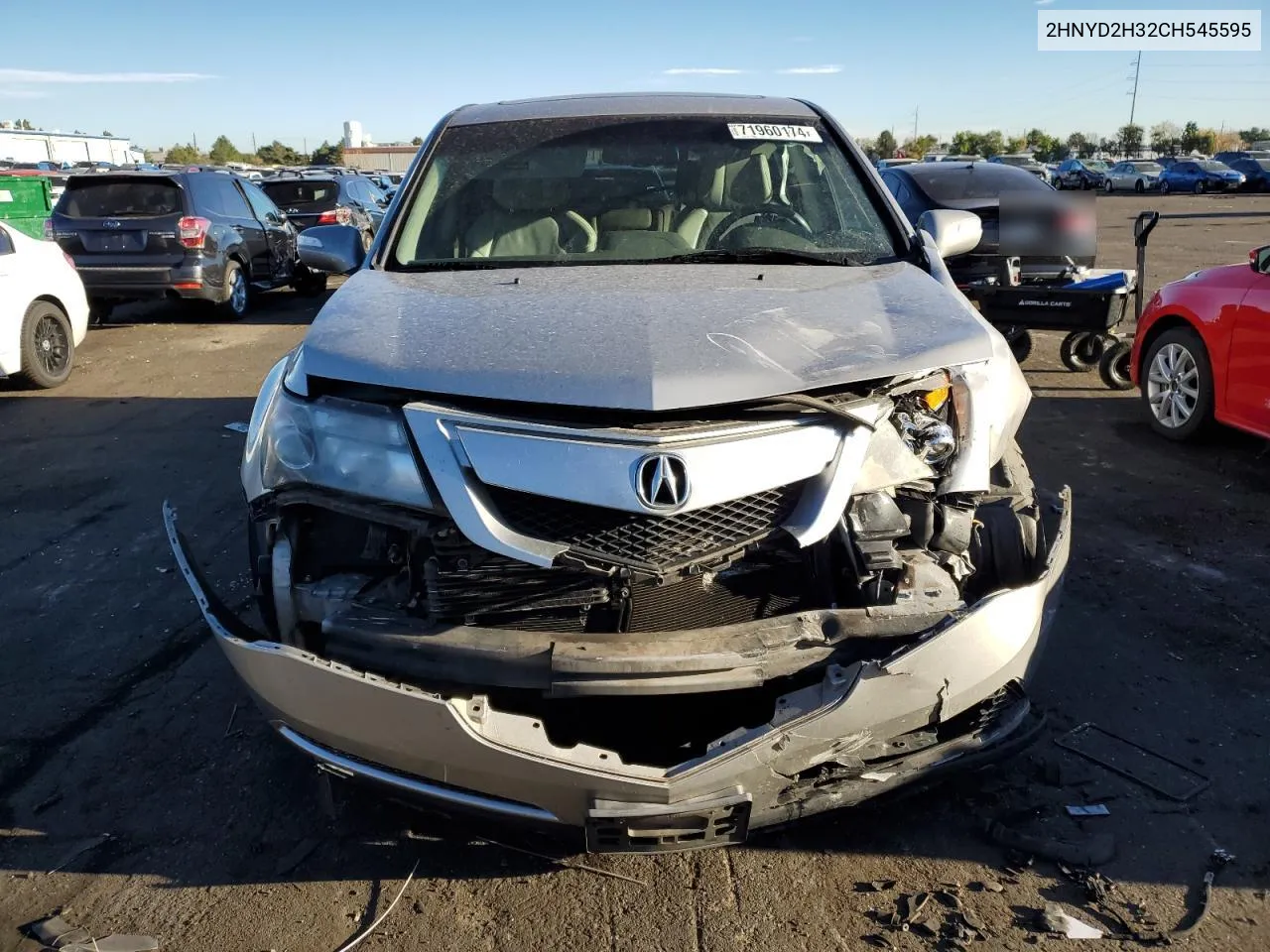 2012 Acura Mdx Technology VIN: 2HNYD2H32CH545595 Lot: 71960174