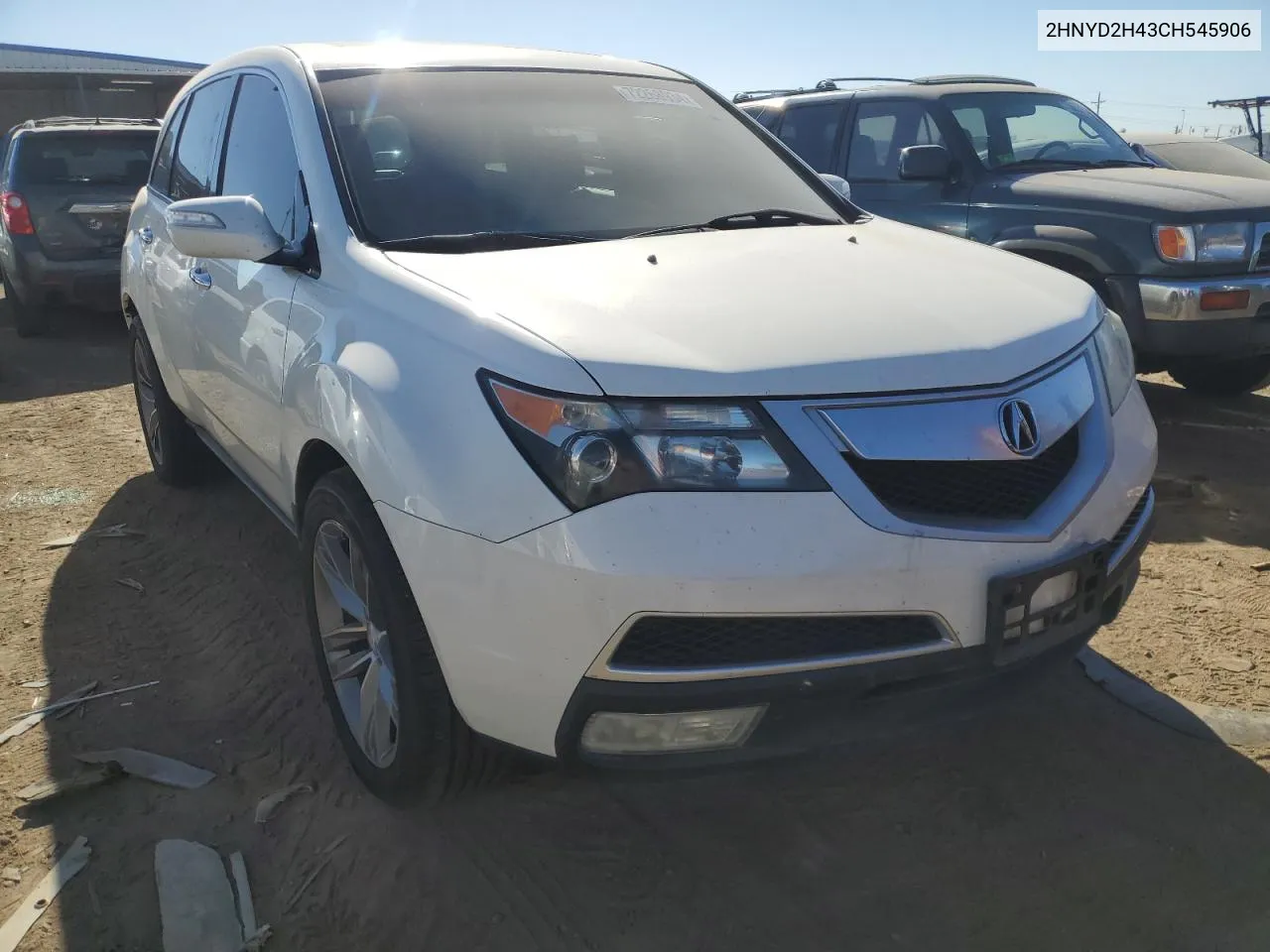 2012 Acura Mdx Technology VIN: 2HNYD2H43CH545906 Lot: 72268934