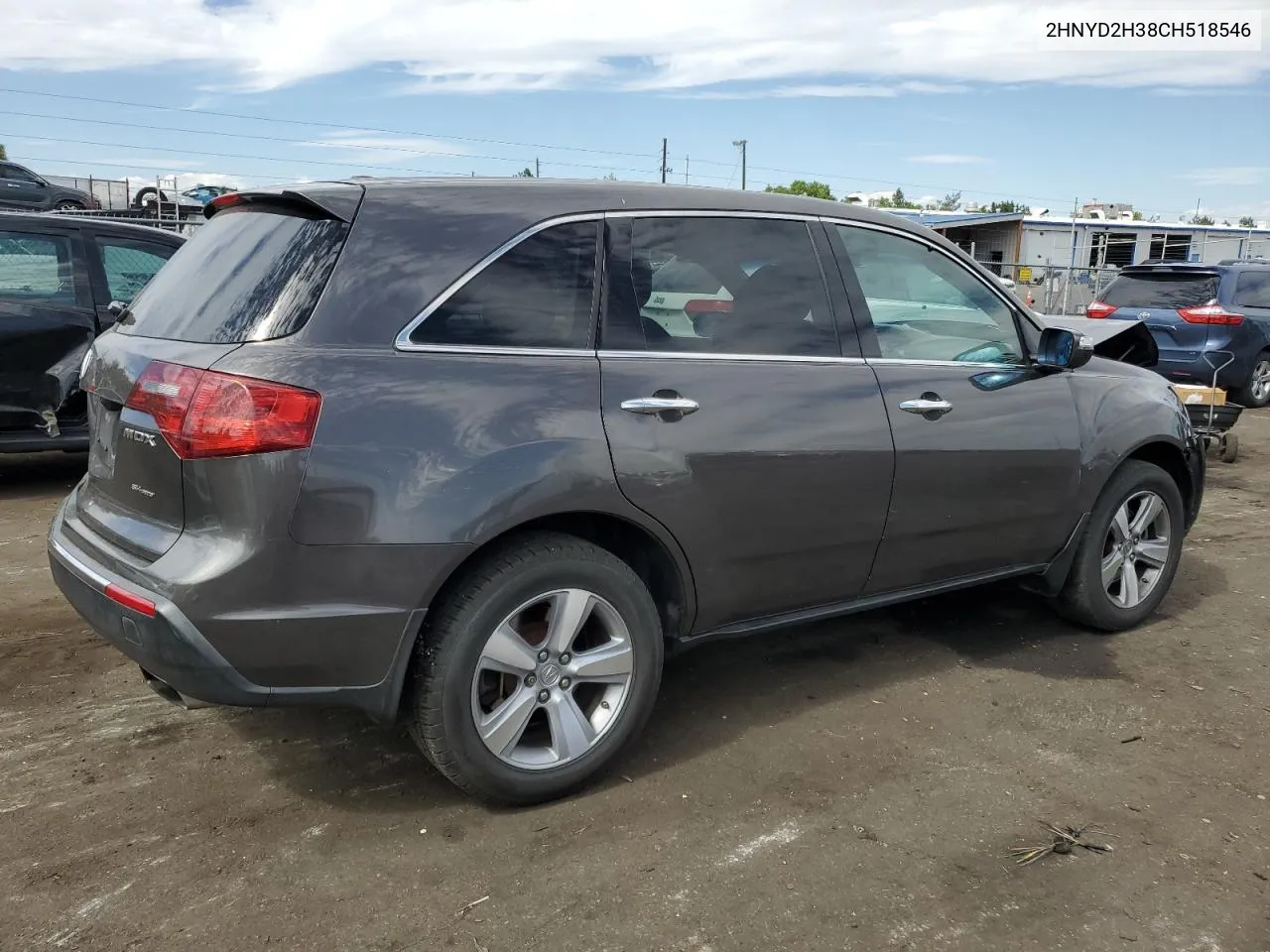 2012 Acura Mdx Technology VIN: 2HNYD2H38CH518546 Lot: 72637234