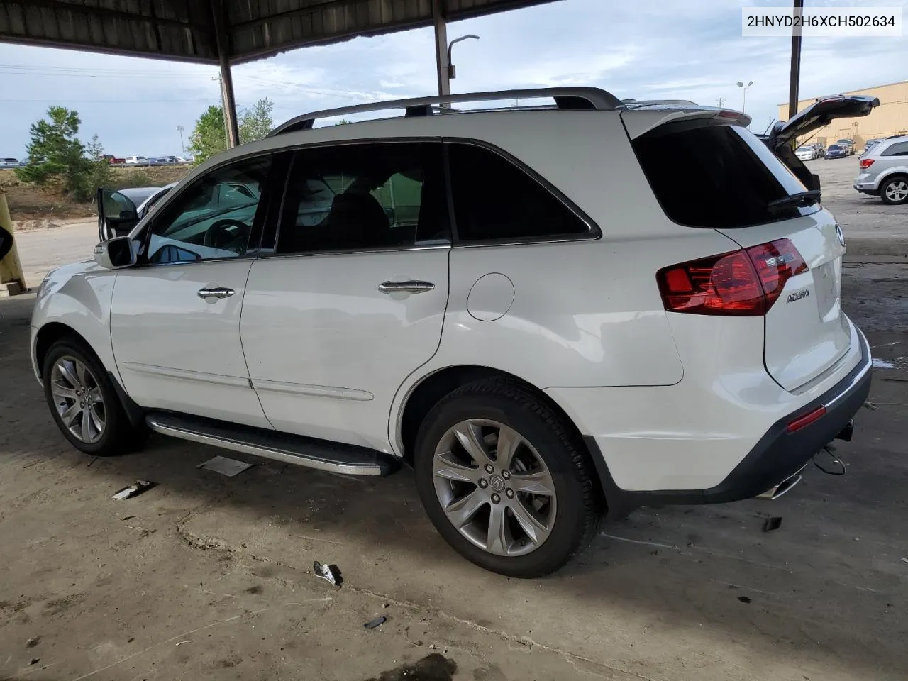 2012 Acura Mdx Advance VIN: 2HNYD2H6XCH502634 Lot: 72693684