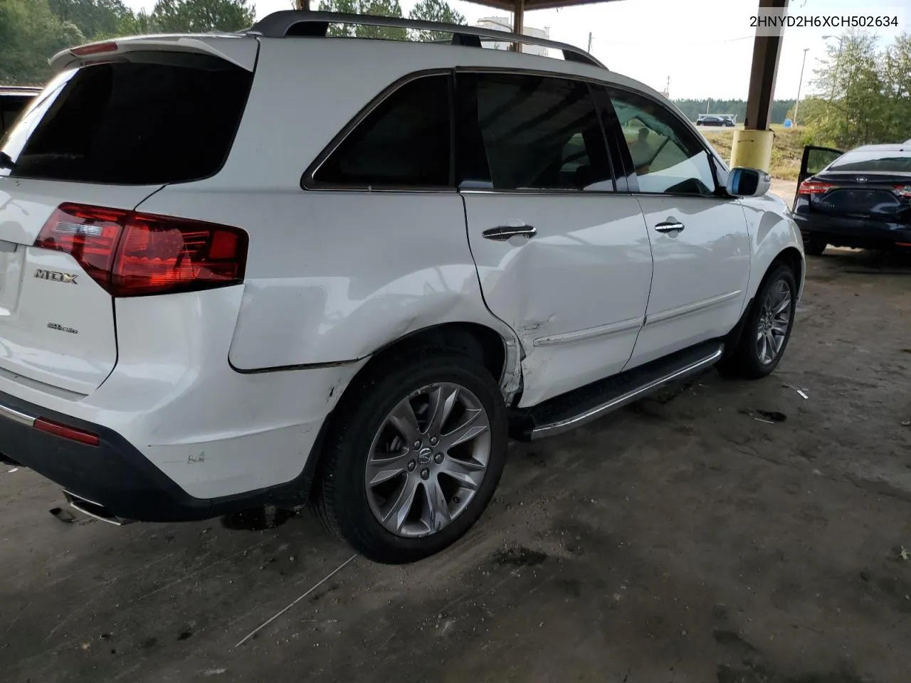 2012 Acura Mdx Advance VIN: 2HNYD2H6XCH502634 Lot: 72693684