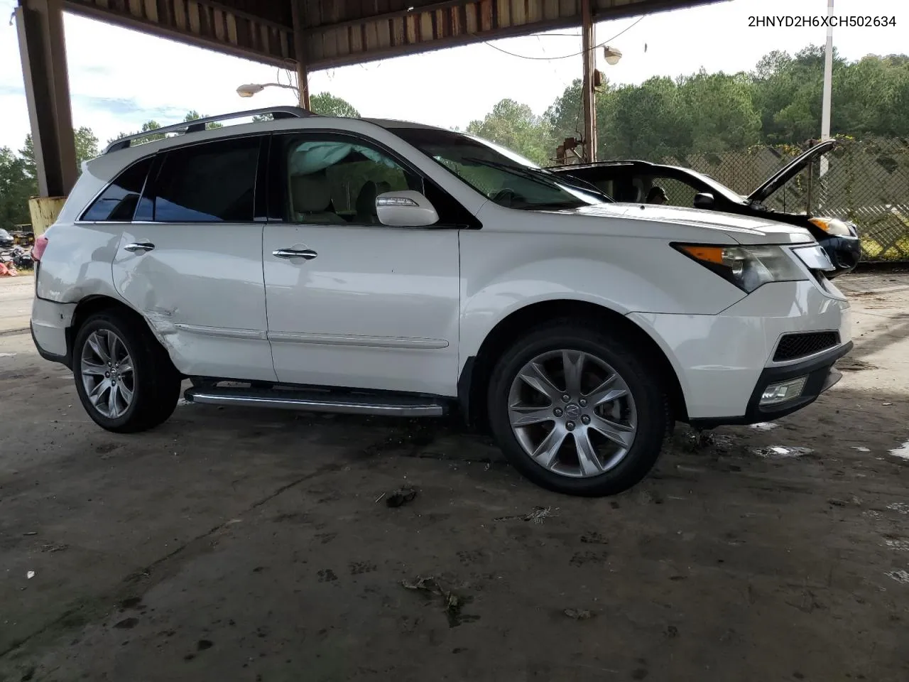 2012 Acura Mdx Advance VIN: 2HNYD2H6XCH502634 Lot: 72693684