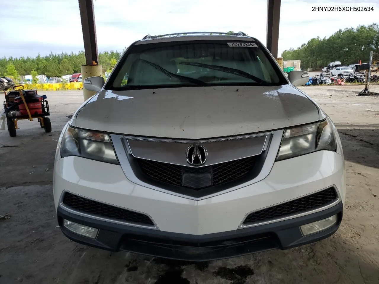 2012 Acura Mdx Advance VIN: 2HNYD2H6XCH502634 Lot: 72693684