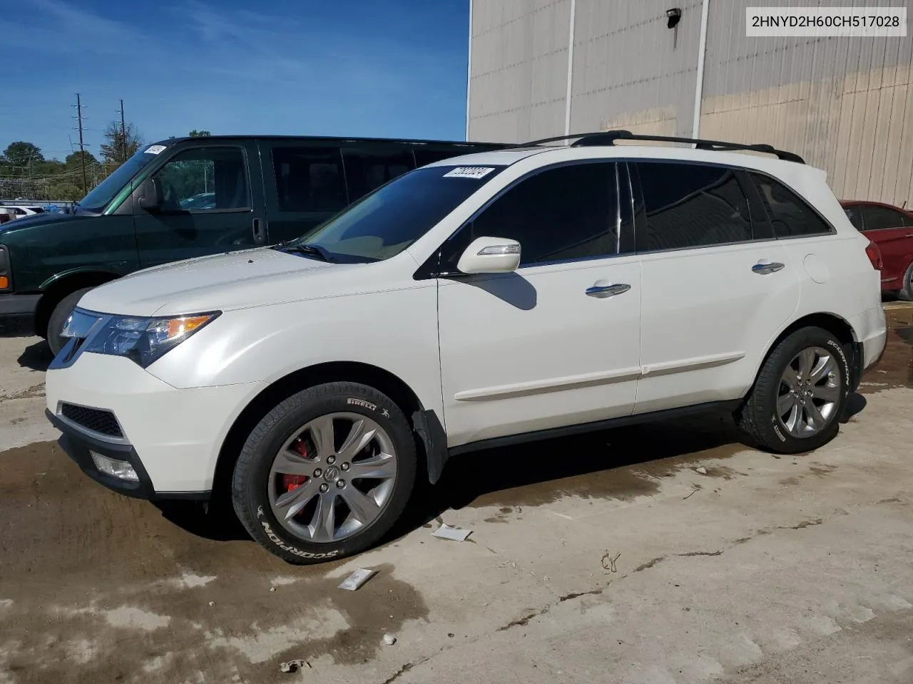 2012 Acura Mdx Advance VIN: 2HNYD2H60CH517028 Lot: 72822024