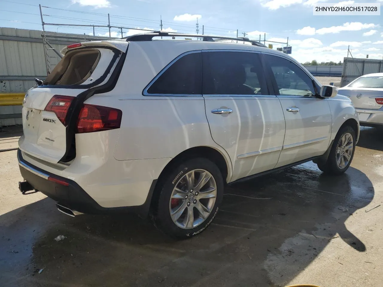 2012 Acura Mdx Advance VIN: 2HNYD2H60CH517028 Lot: 72822024