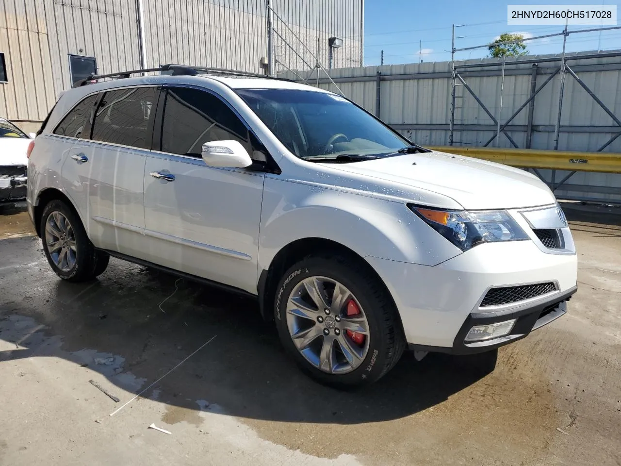 2012 Acura Mdx Advance VIN: 2HNYD2H60CH517028 Lot: 72822024