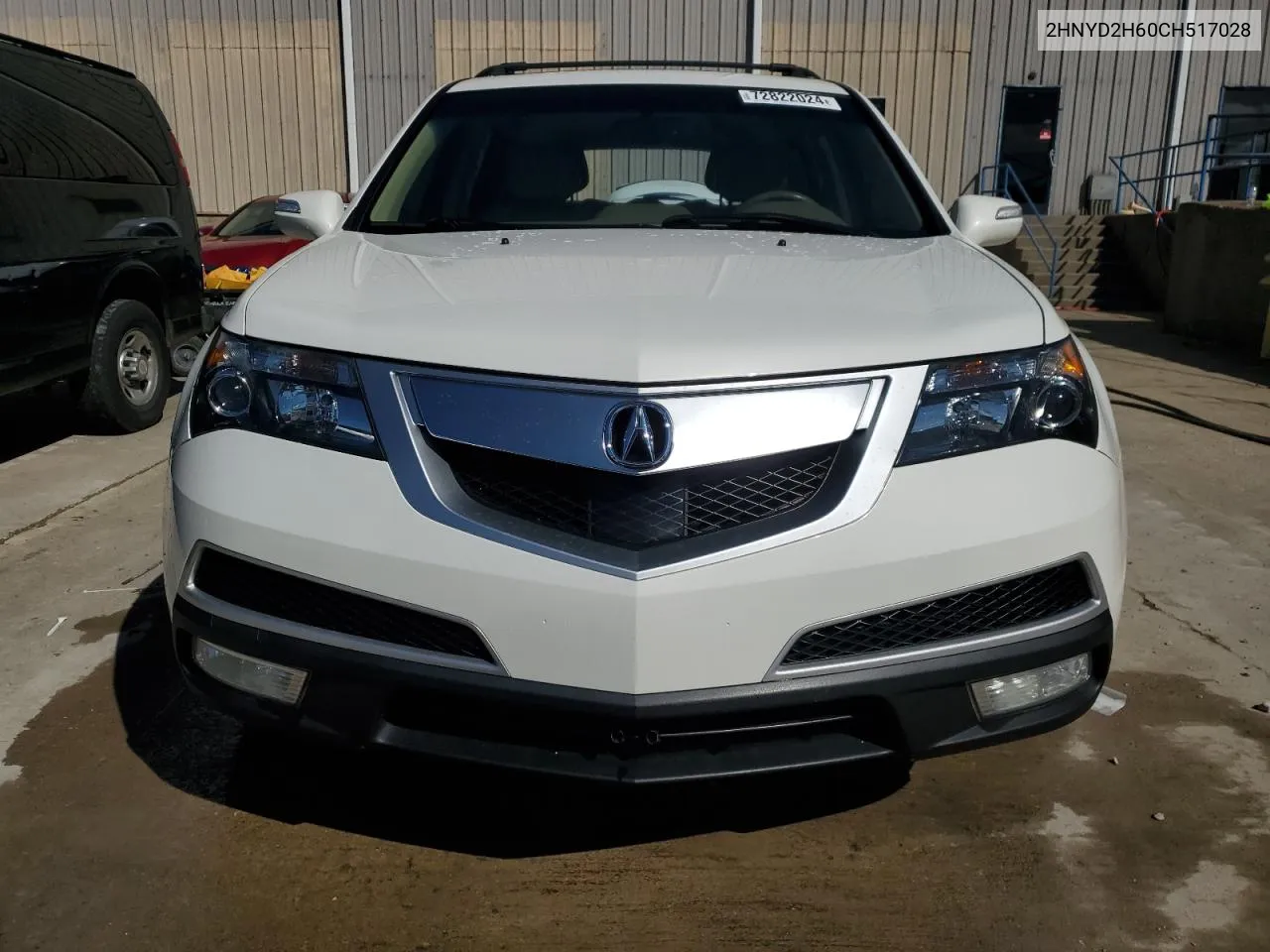 2012 Acura Mdx Advance VIN: 2HNYD2H60CH517028 Lot: 72822024