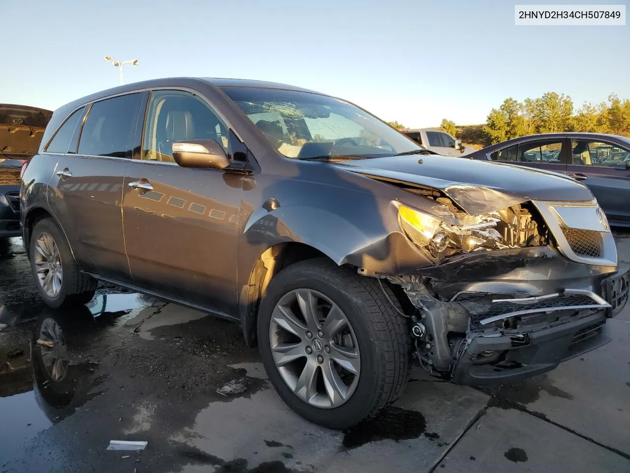 2012 Acura Mdx Technology VIN: 2HNYD2H34CH507849 Lot: 73110724