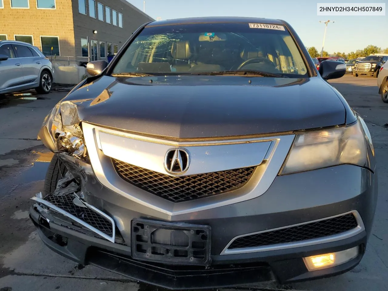 2012 Acura Mdx Technology VIN: 2HNYD2H34CH507849 Lot: 73110724