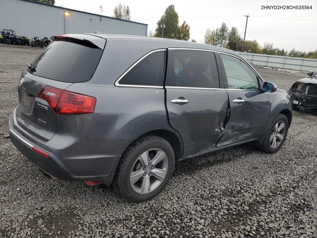 2012 Acura Mdx VIN: 2HNYD2H28CH535564 Lot: 73245164