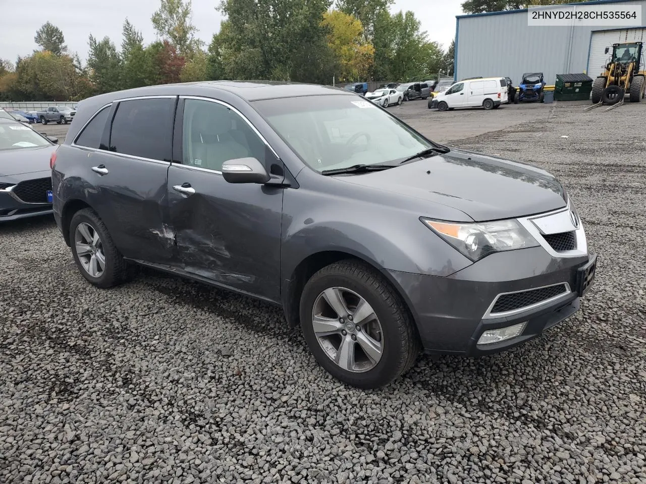 2012 Acura Mdx VIN: 2HNYD2H28CH535564 Lot: 73245164