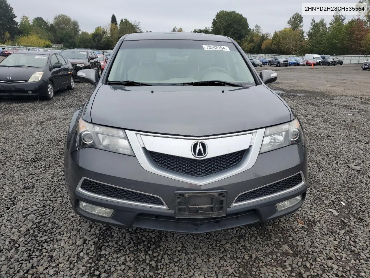 2012 Acura Mdx VIN: 2HNYD2H28CH535564 Lot: 73245164