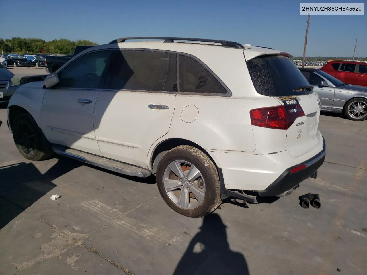 2012 Acura Mdx Technology VIN: 2HNYD2H38CH545620 Lot: 73610284