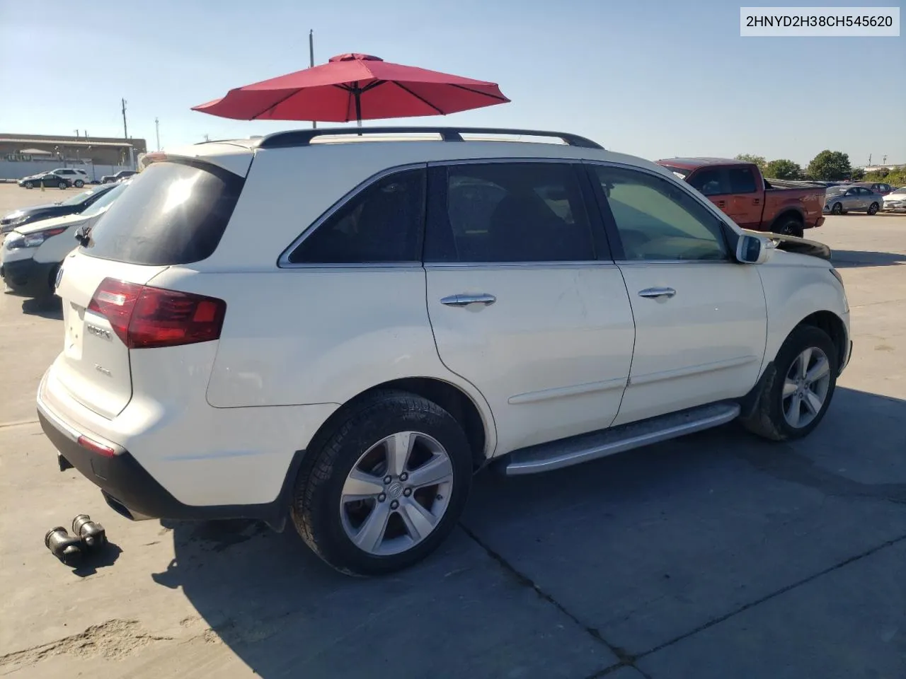 2012 Acura Mdx Technology VIN: 2HNYD2H38CH545620 Lot: 73610284