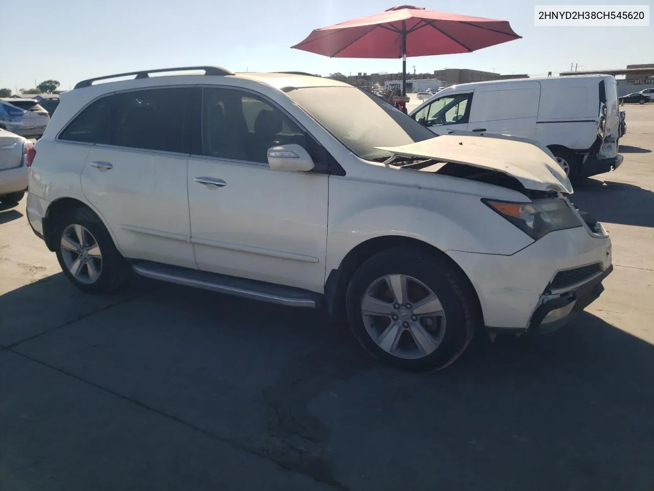 2012 Acura Mdx Technology VIN: 2HNYD2H38CH545620 Lot: 73610284